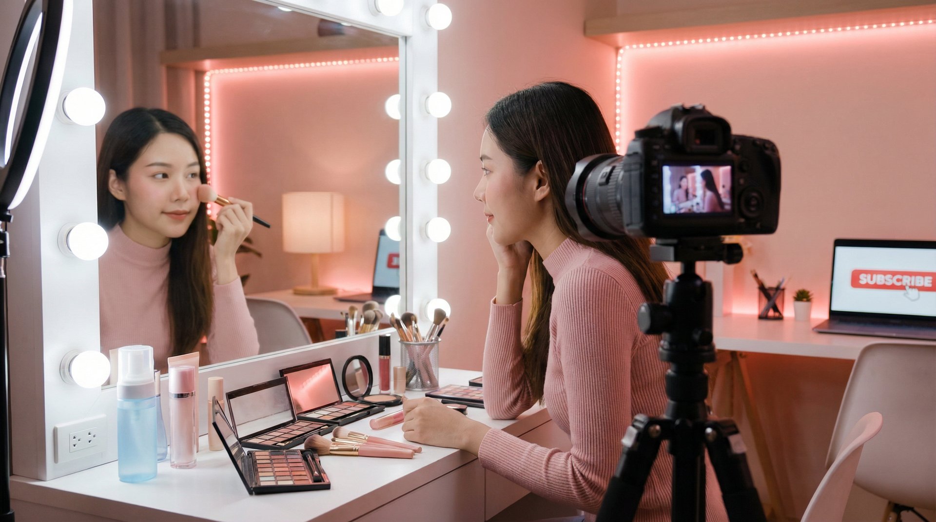 黄色仓库美妆视频教程